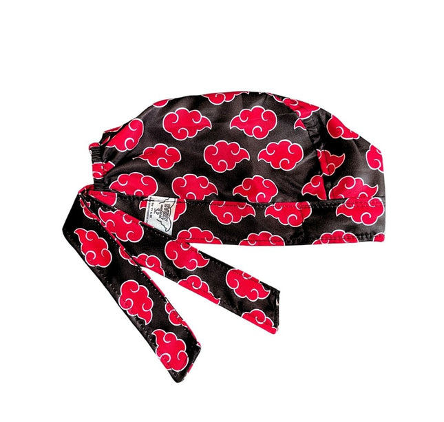 Gorro Quirúrgico - Naruto - Akatsuki - Negro