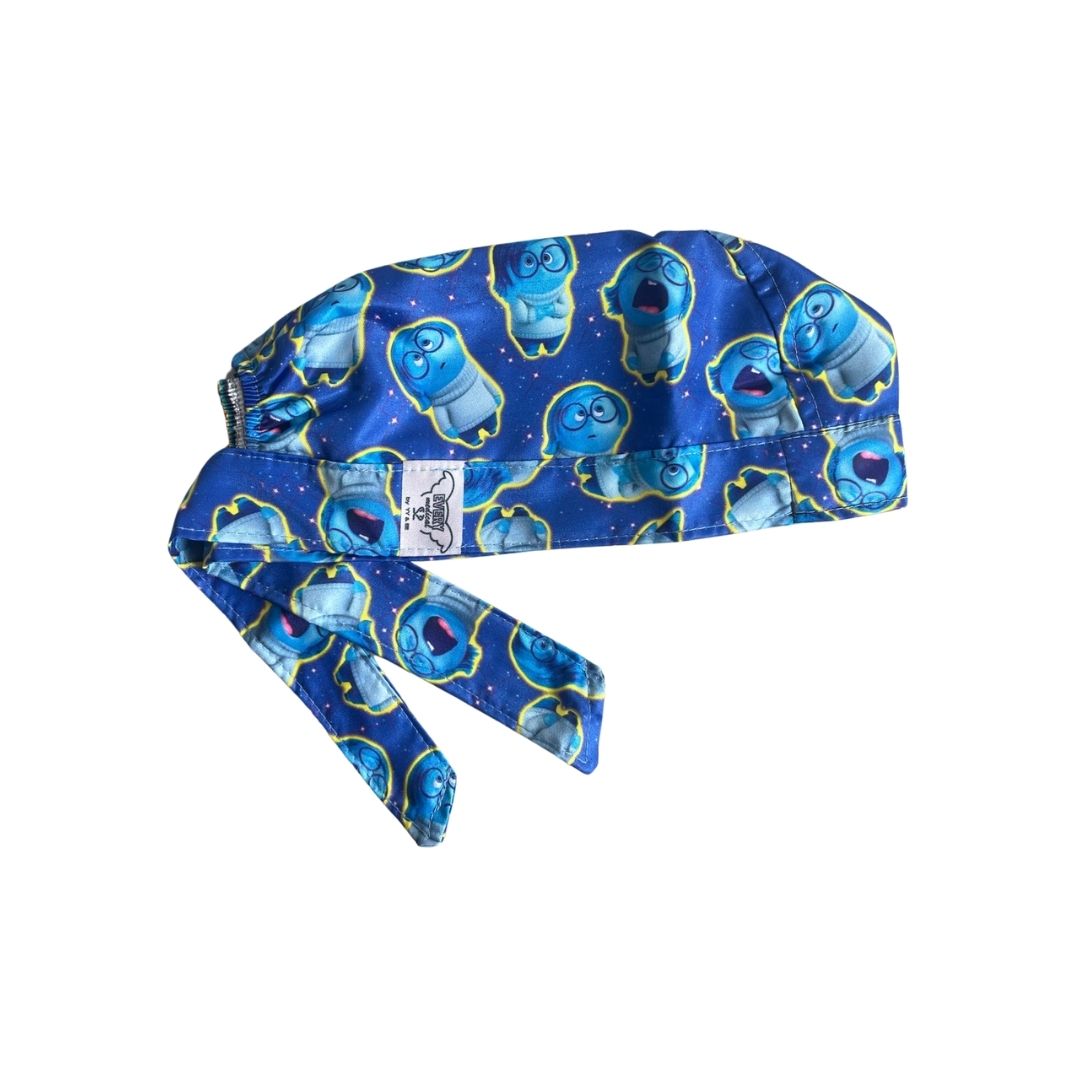 Gorro Medico Quirúrgico - Intensamente - Inside Out - Emociones - Tristeza