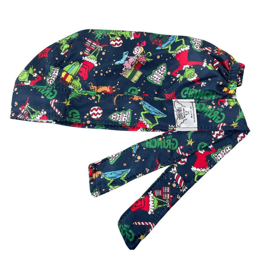 Gorro Quirúrgico - The Grinch - Navidad - Azul Marino