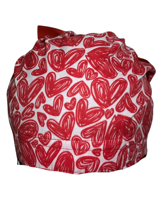 Gorroquirúrgico Unisex Algodón Corazones San Valentin 14 Feb (Copia)