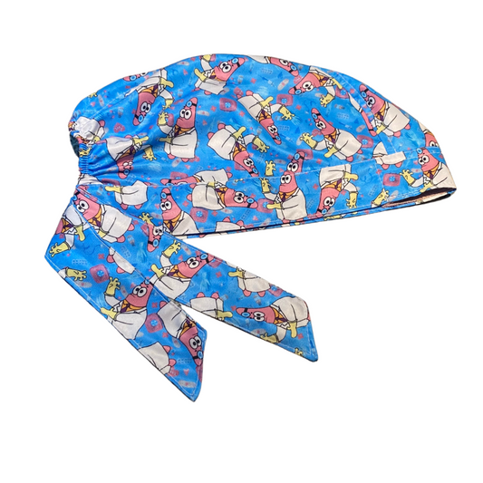 Gorro Quirúrgico - Patricio - Bob Esponja - Medico - Anti-fluido