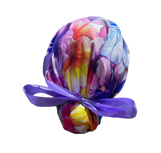 Gorro Medico Quirúrgico - Enfermera - Flores - Listón - COLORES