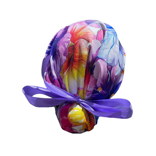 Gorro Medico Quirúrgico - Enfermera - Flores - Listón - COLORES
