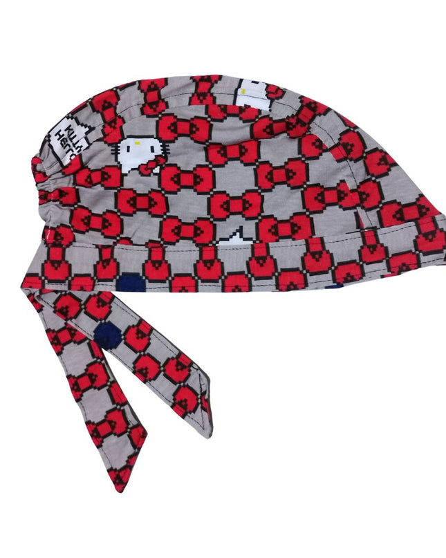 Gorro Medico quirúrgico moños gatito