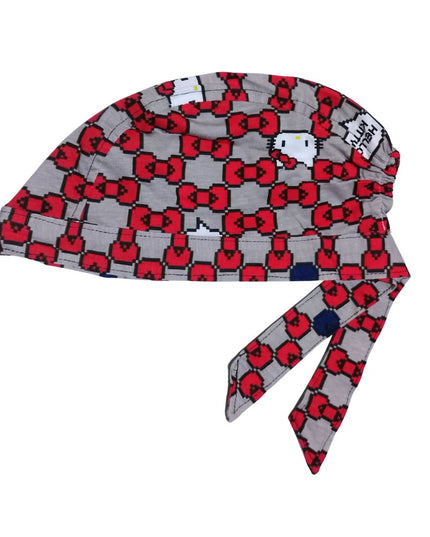 Gorro Medico quirúrgico moños gatito