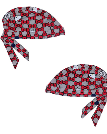 Gorro Medico quirúrgico moños gatito