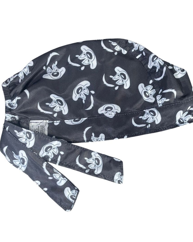 Gorro Medico Quirúrgico - Zorrillo Enamorado - Pepé Le Pew - Negro