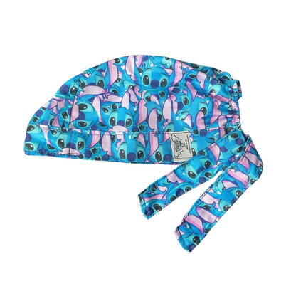 Gorro Medico Quirúrgico - Stitch 3 - Azul