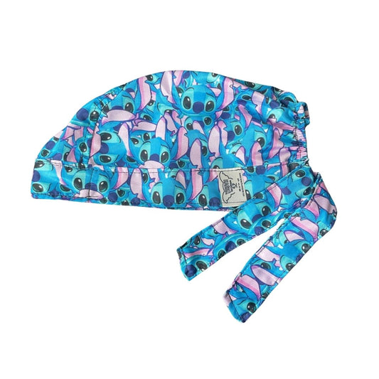 Gorro Medico Quirúrgico - Stitch 3 - Azul