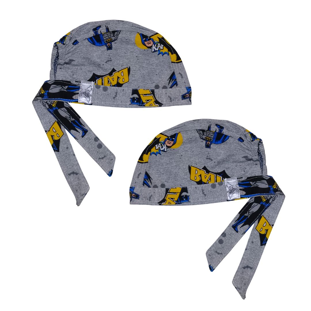 Gorro Medico quirúrgico murciélago gris