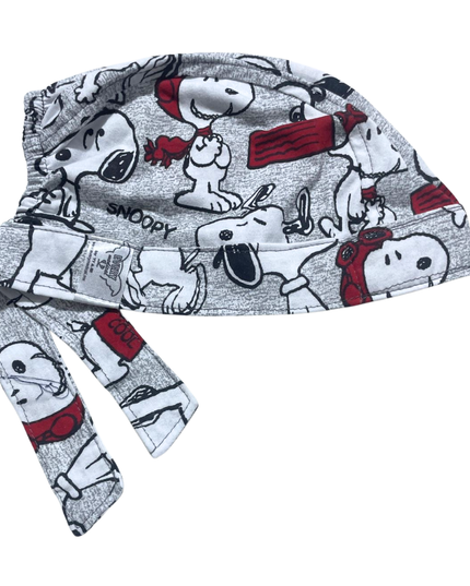 Gorro Quirúrgico Snoopy Gris - Antisudor