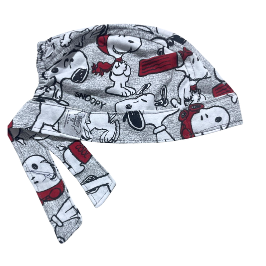 Gorro Quirúrgico Snoopy Gris - Antisudor