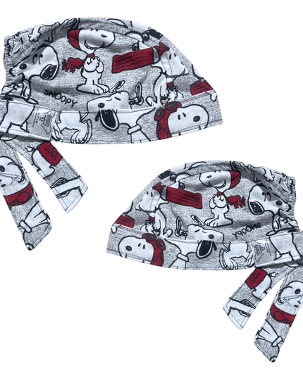Gorro Quirúrgico Snoopy Gris - Antisudor