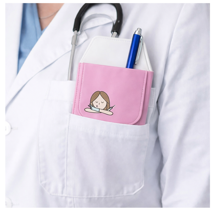 Bolsa Protector De Bolsillo Enfermería Médicos Funda Plumas
