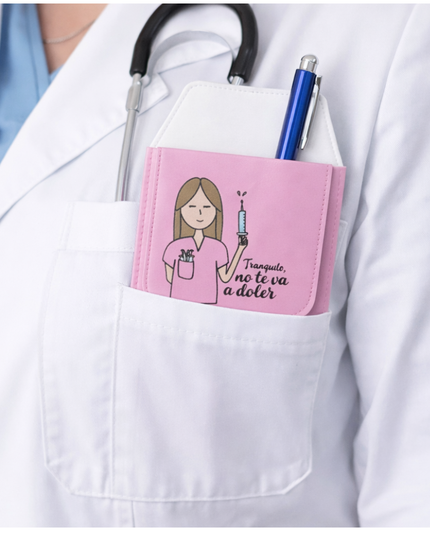 Bolsa Protector De Bolsillo Enfermería Médicos Funda Plumas