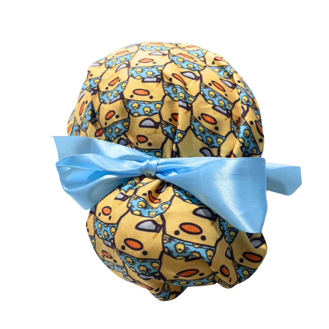 Gorro Medico Quirúrgico - Pollito / Pato - Cirujano - Listón - Amarillo