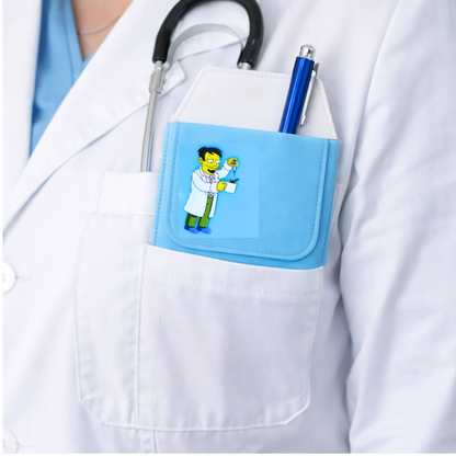 Bolsa Protector De Bolsillo Enfermería Médicos Funda Plumas