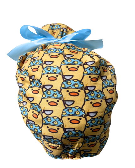 Gorro Medico Quirúrgico - Pollito / Pato - Cirujano - Listón - Amarillo