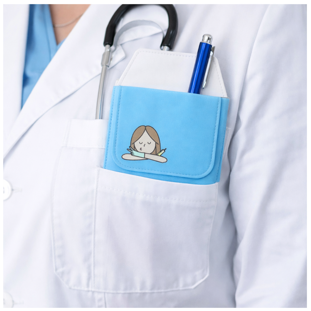 Bolsa Protector De Bolsillo Enfermería Médicos Funda Plumas