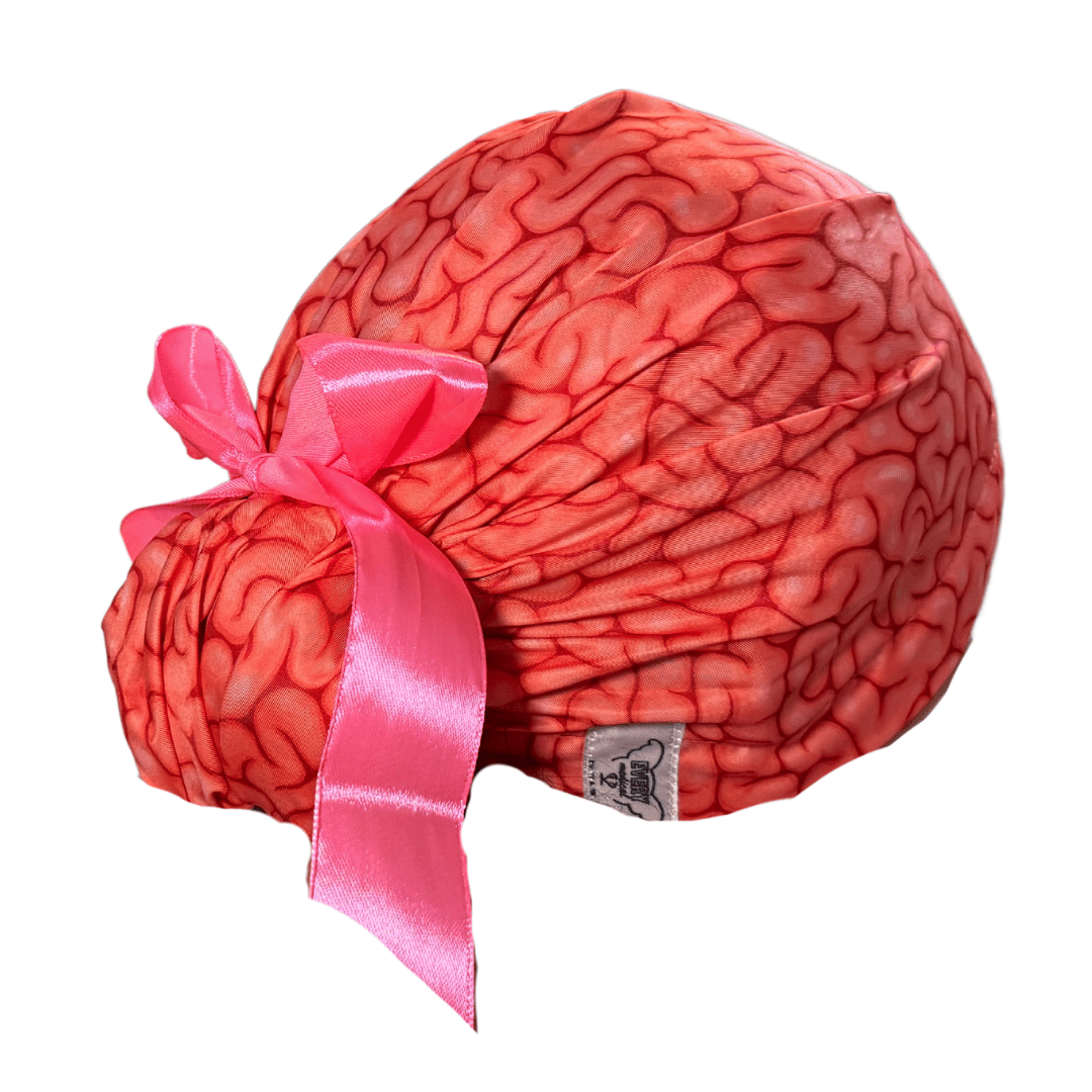 Gorro Quirúrgico Medico Cerebro Sesos Antifluidos- Listones