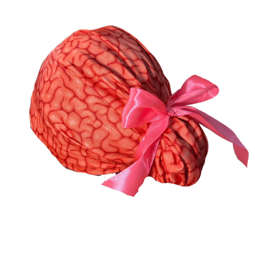 Gorro Quirúrgico Medico Cerebro Sesos Antifluidos- Listones