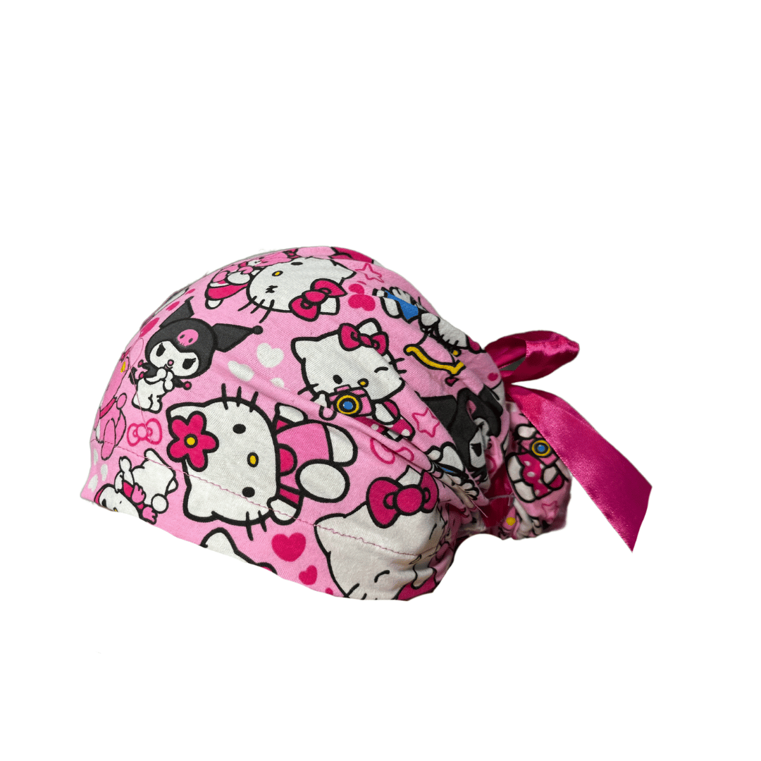 Gorro Medicoquirúrgico Hellokitty, Kuromi Y My Melody Liston - Every Medical -  Dr. Gorrito