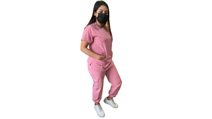 Uniforme Quirúrgico - Mujer - Rosa Palo - Modelo Puebla