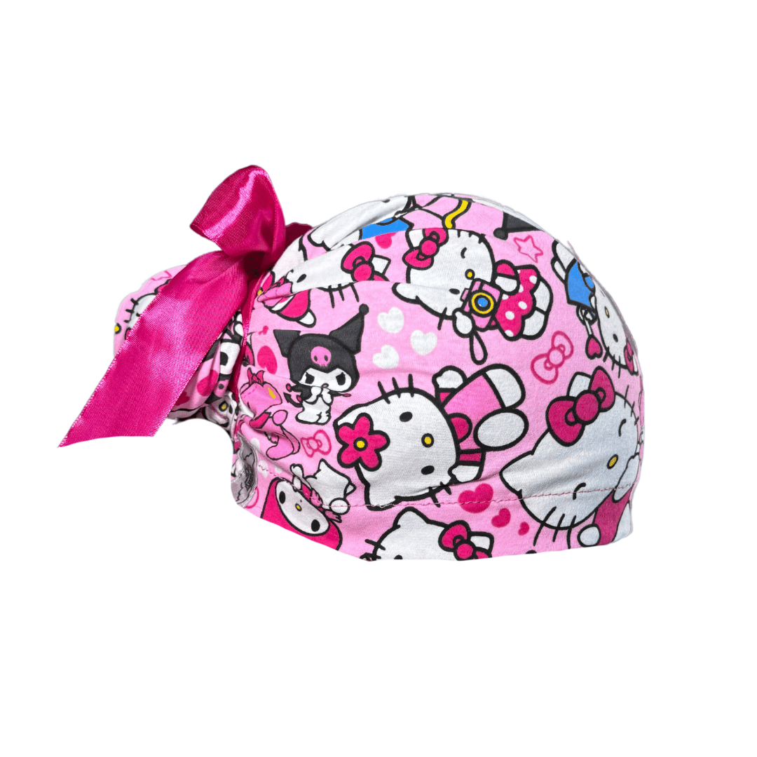 Gorro Medicoquirúrgico Hellokitty, Kuromi Y My Melody Liston - Every Medical -  Dr. Gorrito