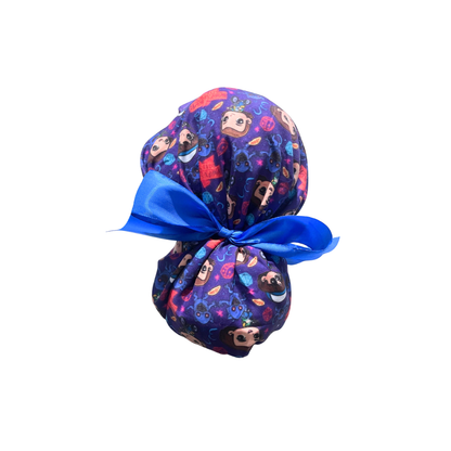 Gorro Medico Quirúrgico Stranger Things Enfermeria Liston Azul Unitalla
