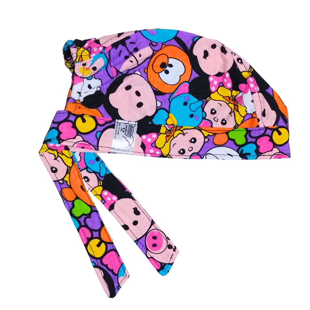 Gorro Quirúrgico Disney Puff, Algodon - Antisudor Lila