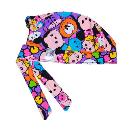 Gorro Quirúrgico Disney Puff, Algodon - Antisudor Lila