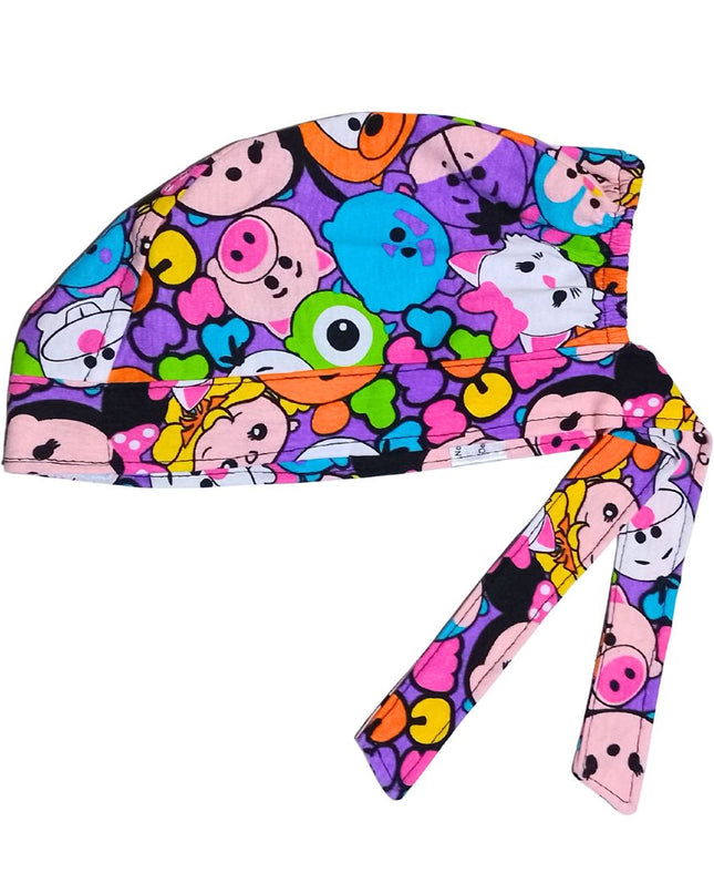 Gorro Quirúrgico Disney Puff, Algodon - Antisudor Lila