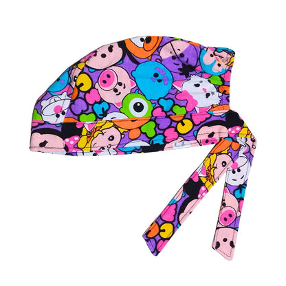 Gorro Quirúrgico Disney Puff, Algodon - Antisudor Lila