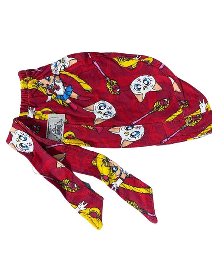 Gorro Medico Quirúrgico - Sailor Moon - Rojo