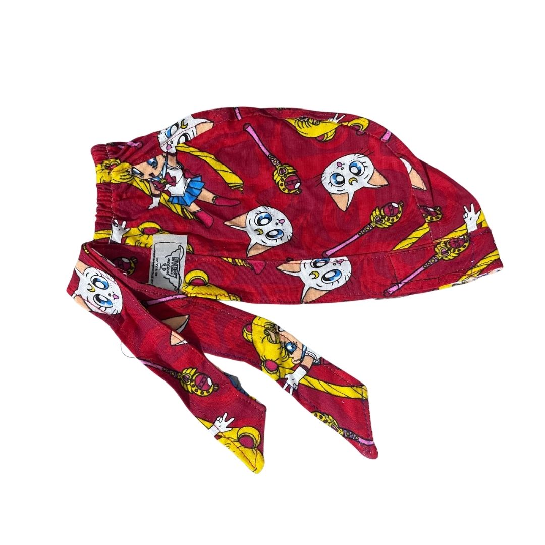 Gorro Medico Quirúrgico - Sailor Moon - Rojo
