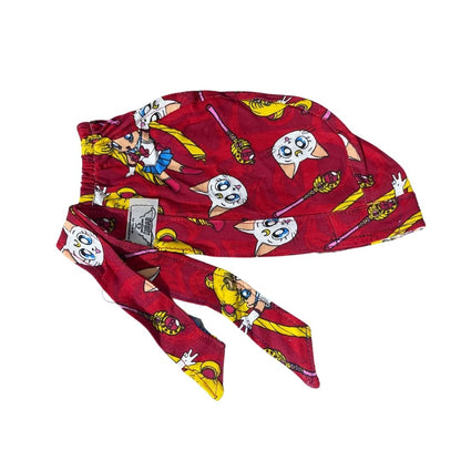 Gorro Medico Quirúrgico - Sailor Moon - Rojo