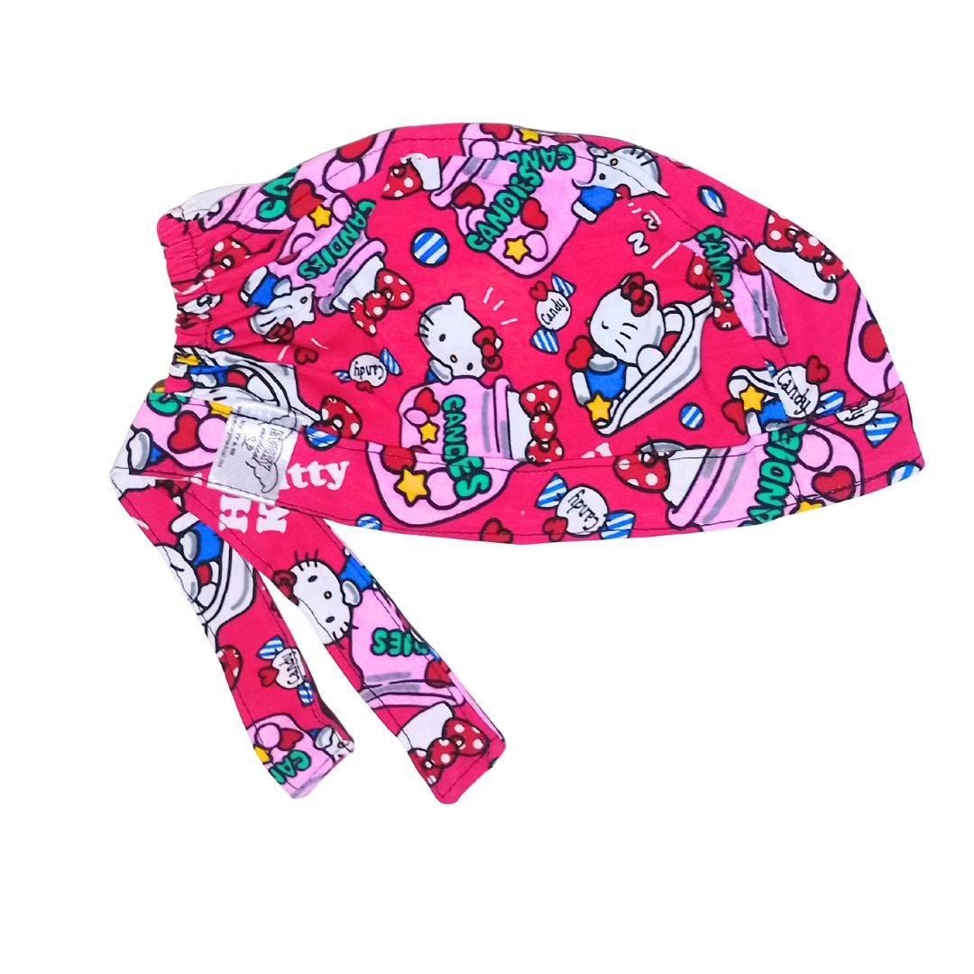 Gorro Quirúrgico GATITO BLANCO fiusha