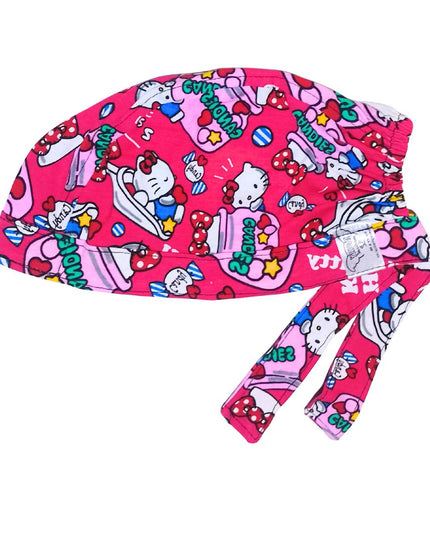 Gorro Quirúrgico GATITO BLANCO fiusha