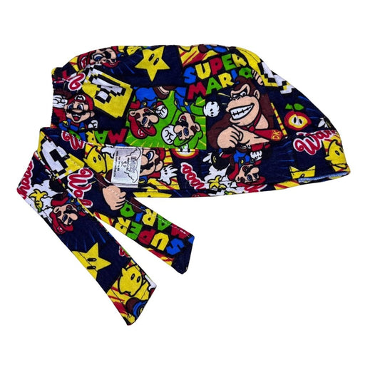 Gorro Quirúrgico - Mario Bros 2 - Negro
