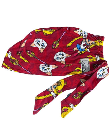 Gorro Medico Quirúrgico - Sailor Moon - Rojo