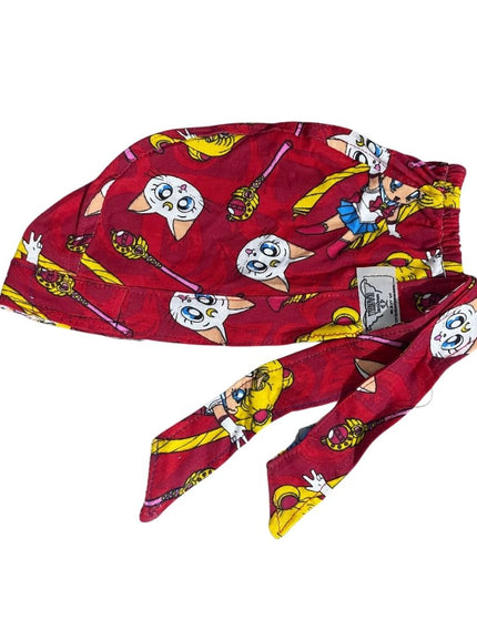 Gorro Medico Quirúrgico - Sailor Moon - Rojo