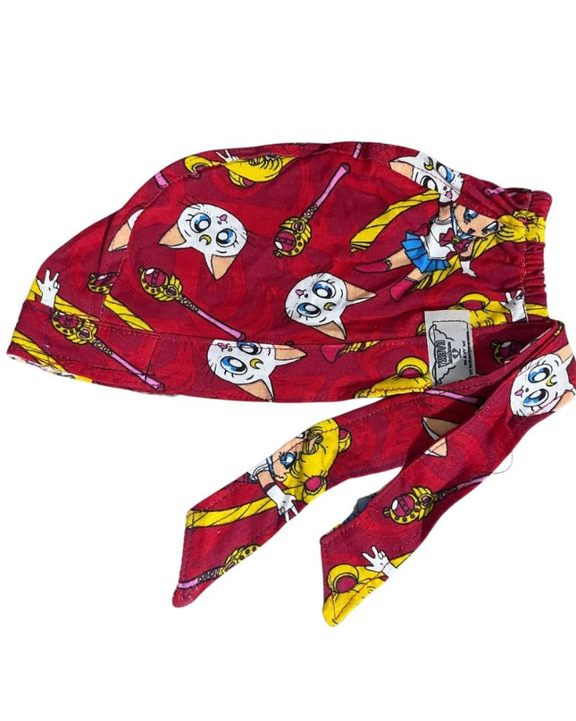 Gorro Medico Quirúrgico - Sailor Moon - Rojo