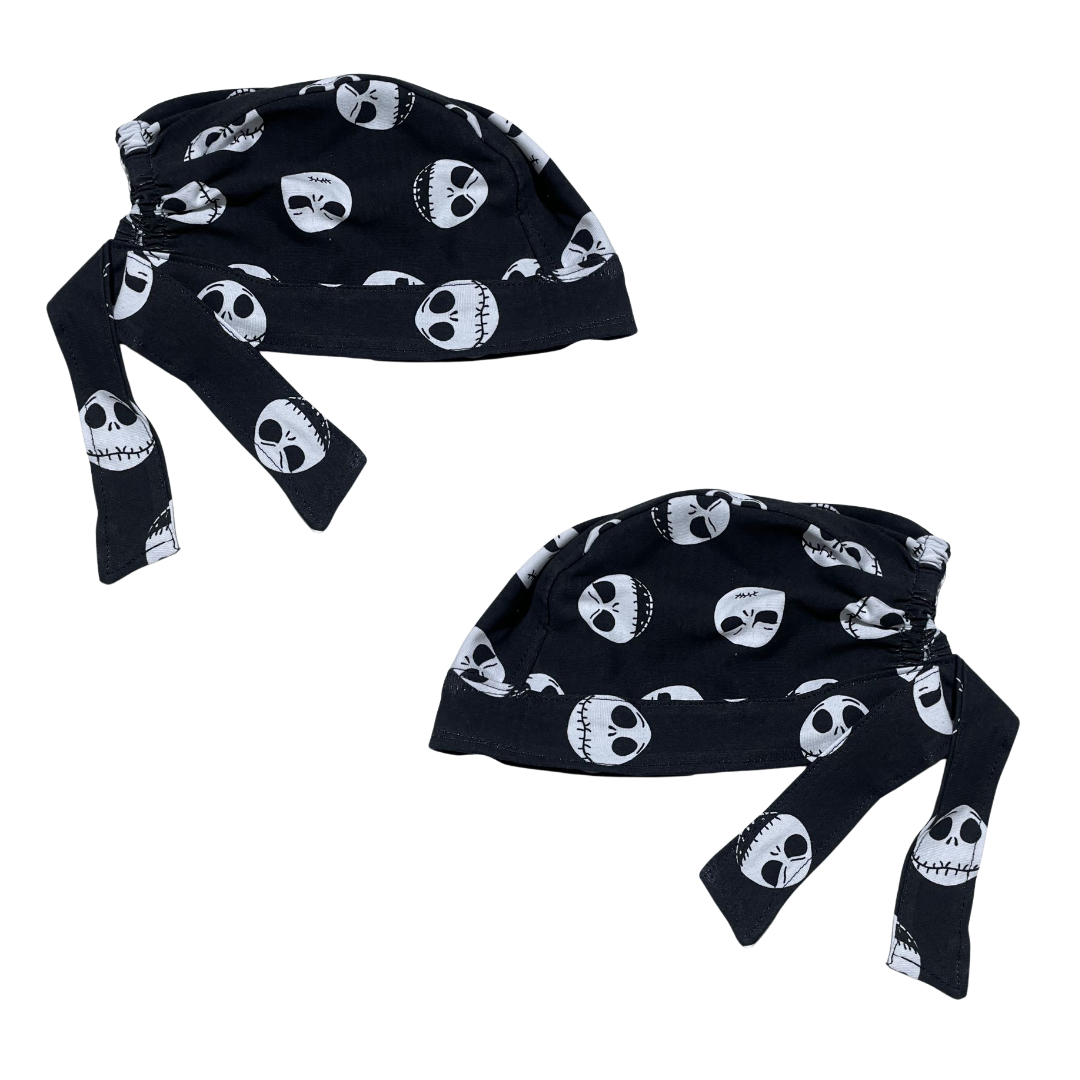 Gorro Medico Quirúrgico - El Extraño Mundo De Jack 3 - Antifudor- negro 3