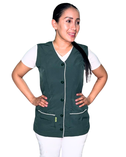 Chaleco Enfermería Clinico Quirurgico Dama CUELLO V Hospital