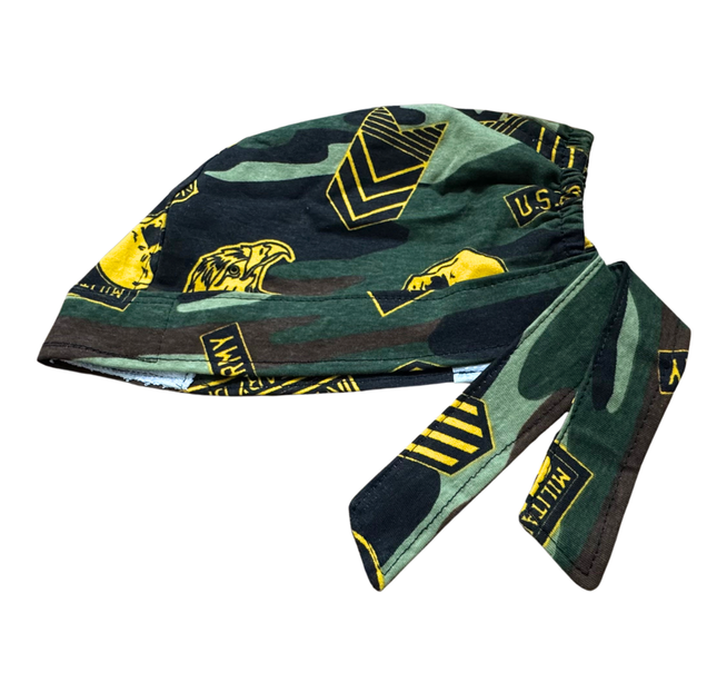 Gorromedicoquirúrgico Camuflaje Militar Caricatura Hospital2 Verde Unitalla