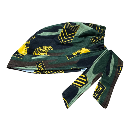 Gorromedicoquirúrgico Camuflaje Militar Caricatura Hospital2 Verde Unitalla