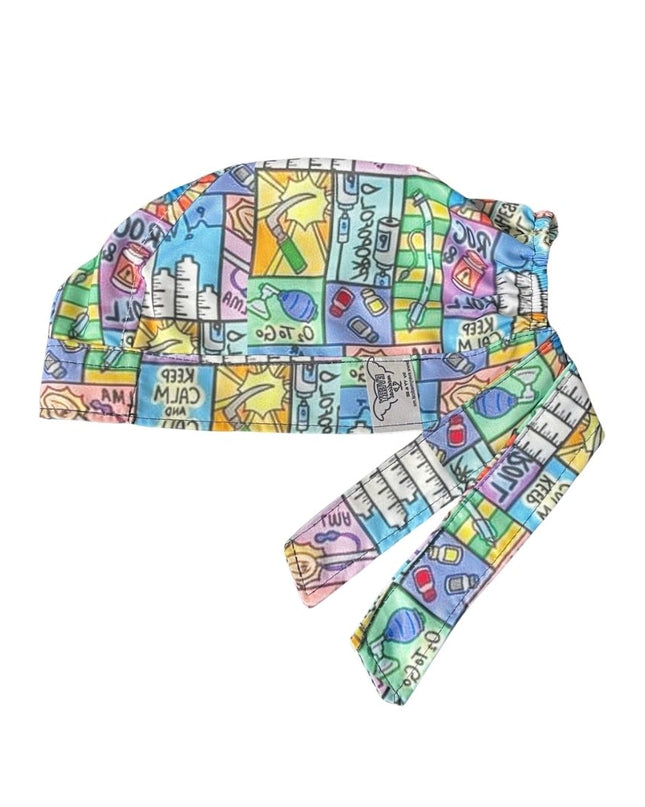 Gorro Medico Quirúrgico - Anestesiología - Azul Agua