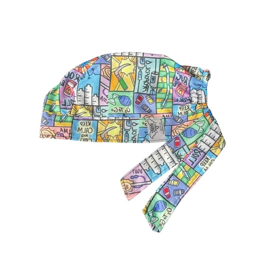Gorro Medico Quirúrgico - Anestesiología - Azul Agua