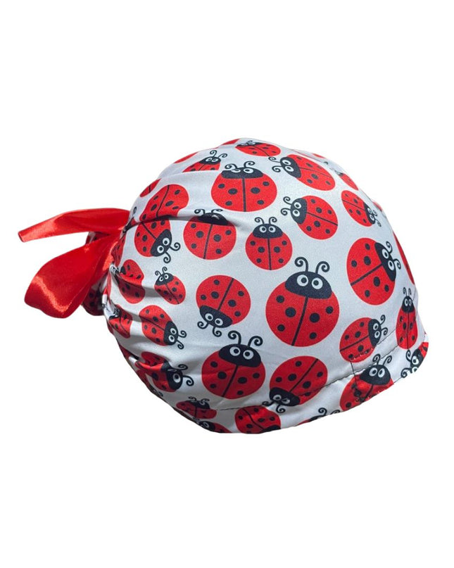 Gorro Medico Quirúrgico - Catarina - Listón - Rojo