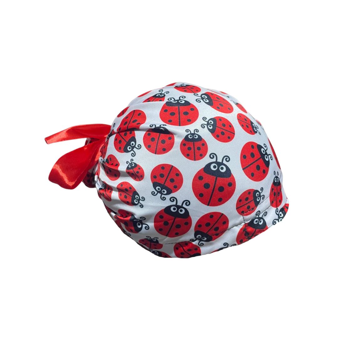 Gorro Medico Quirúrgico - Catarina - Listón - Rojo